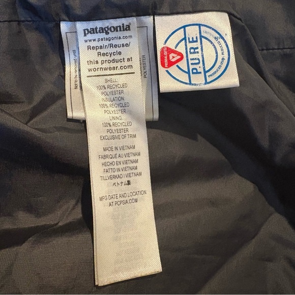 Patagonia Men Gray Nano Puff Zipped Jacket Size Small - Picture 5 of 9